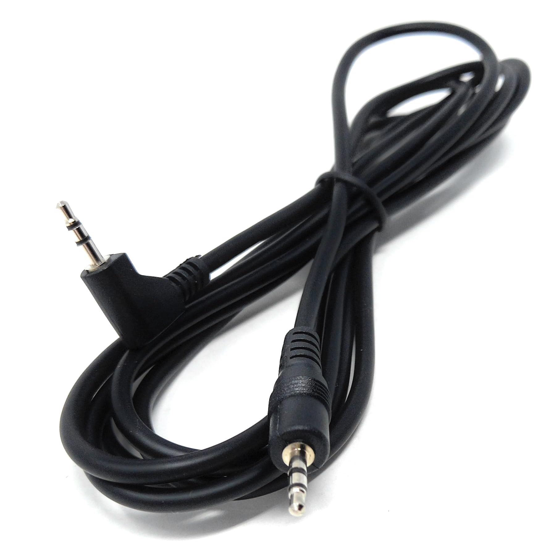DRUT 2m 2.5mm Right Angled Stereo Jack to 2.5mm Stereo Jack Plug Audio Cable 6.5ft
