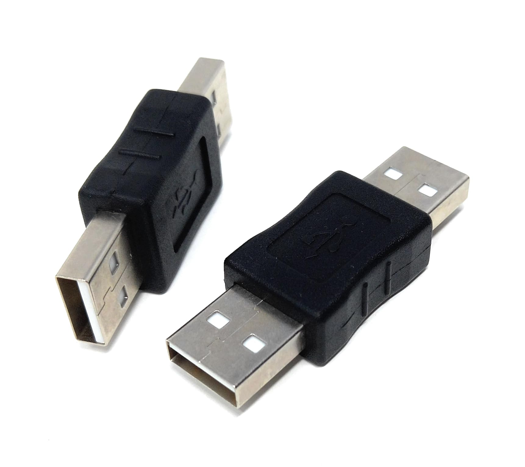 DRUT USB Coupler 2.0 Male to Male Converter Adapter Connector, Gender Changer, Cable Lead Joiner