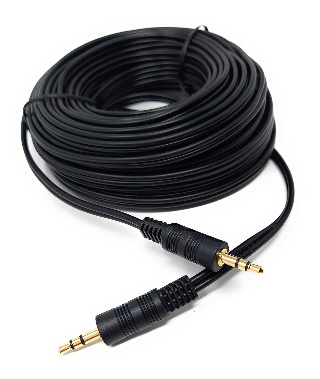 DRUT 3.5mm to 3.5mm Stereo Audio AUX Cable Gold Connectors, Small 3 pin Jack to Jack Speaker Lead