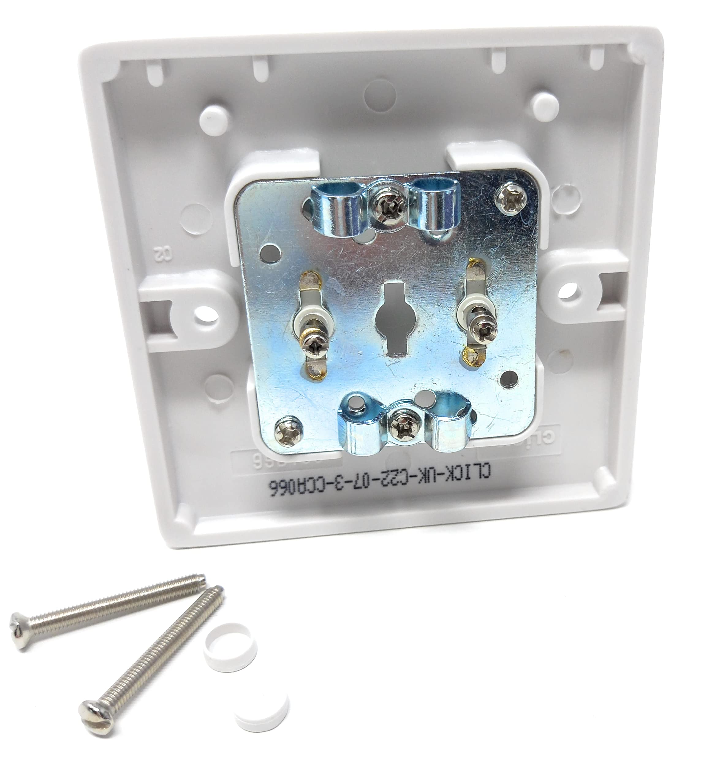 TV Aerial Socket Coaxial Coax Wall Face Plate White TV Point TV/FM