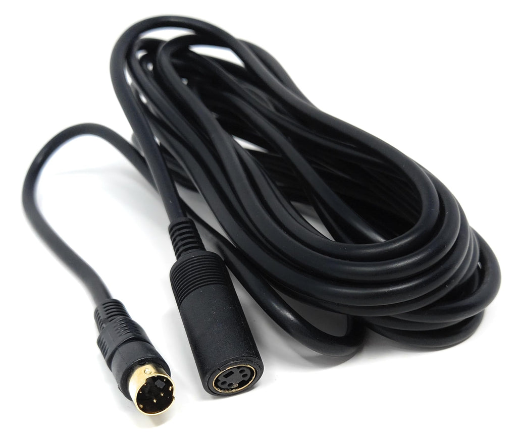 DRUT S-Video Extension Cable, 4 Pin Mini Din (Male to Female) Lead Cord