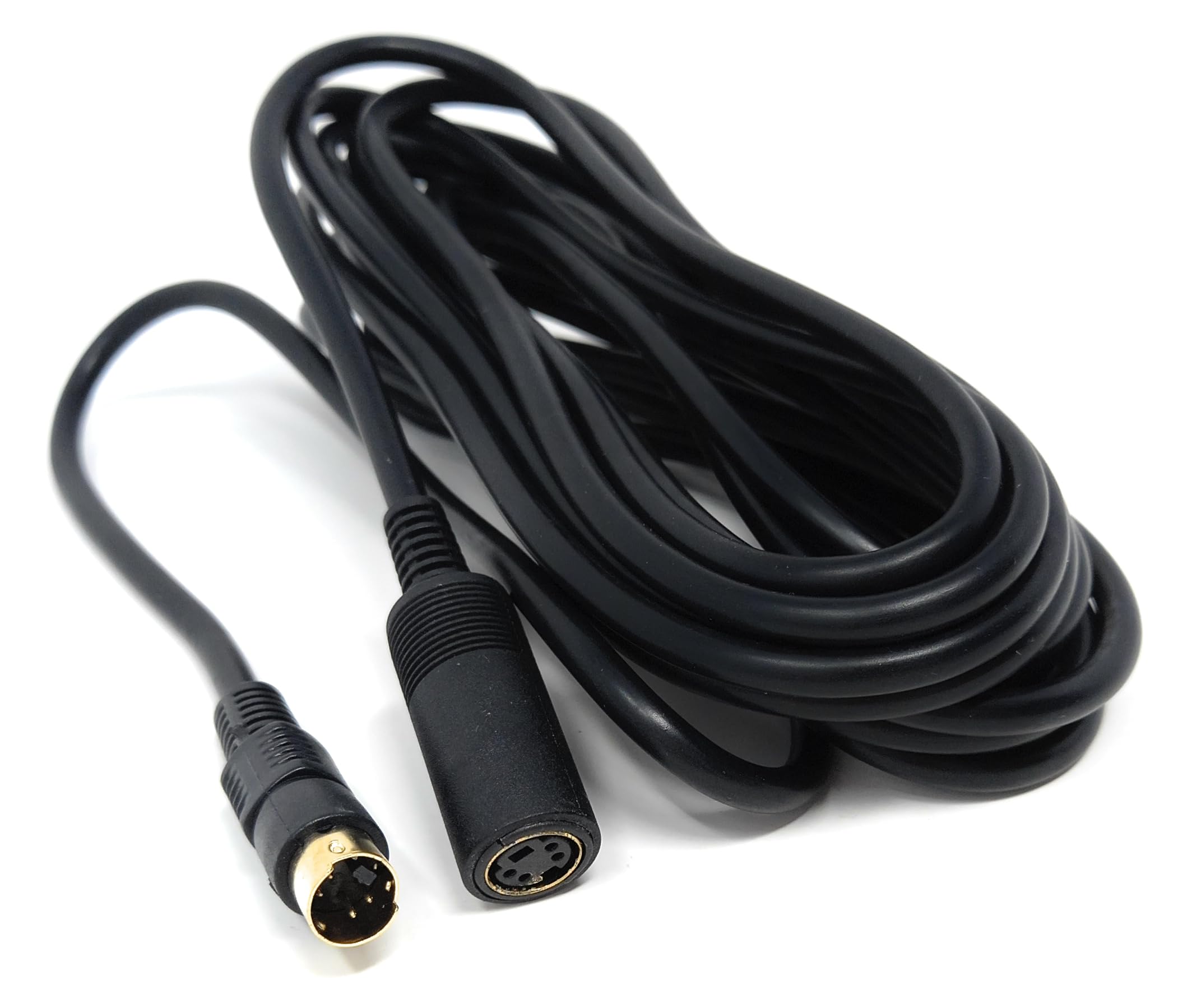 DRUT S-Video Extension Cable, 4 Pin Mini Din (Male to Female) Lead Cord