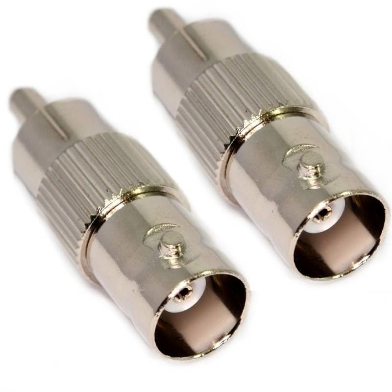 DRUT BNC to RCA Phono Male Female Connector Plug Adapter Converter for CCTV Camera Cable