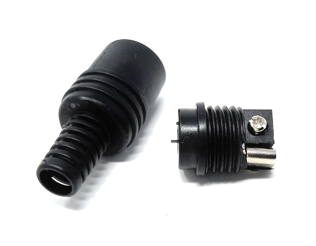 DRUT 2 Pin Speaker DIN Socket Female HiFi Connectors, Screw Terminals, Cable Adapter