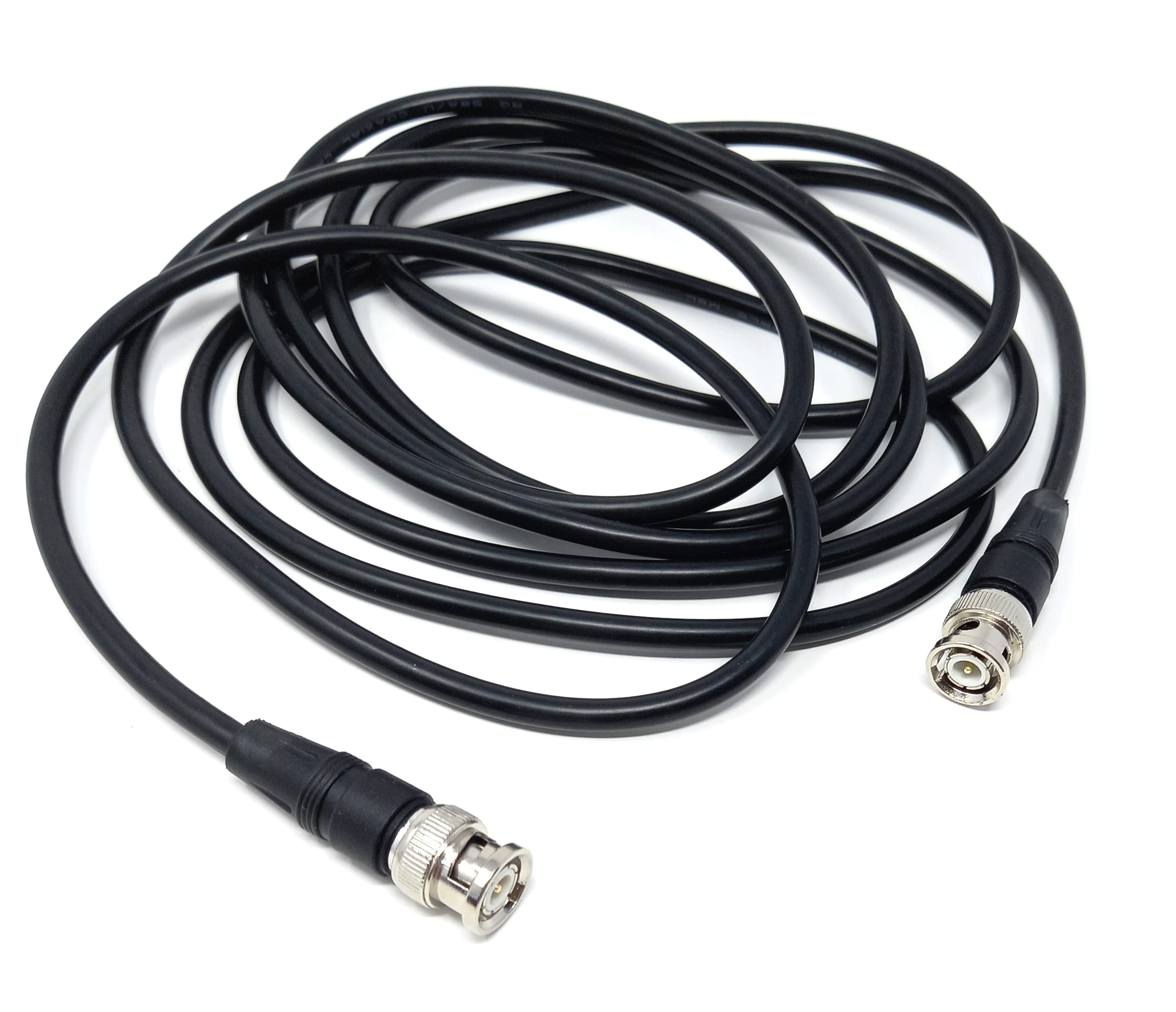 DRUT BNC Male to BNC Male Coax Lead 50 Ohm RG58/58U Coaxial Cable for Analogue and Serial Digital Interface Video Signals and CCTV Camera Equipment