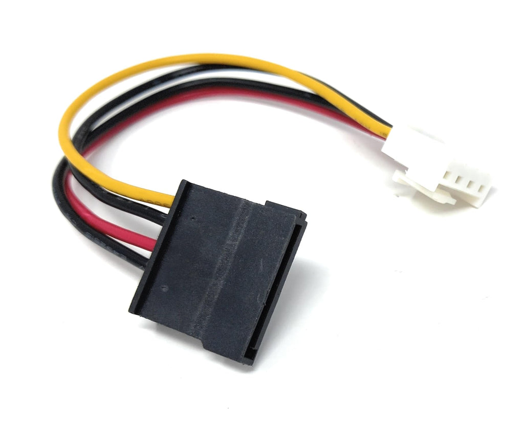 15cm DVR Power Cable 4 Pin to SATA 15 Pin HDD Power Adapter Lead, 4P to SATA Converter for Hard Drive, CCTV DVR, SSD & Computer Power Supply