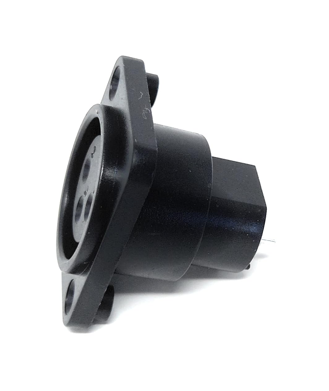 DRUT XLR 3 Pin Female Chassis Panel Mount Connector - D Series, Fits Standard D-Pattern Holes for Audio, Studio, PA Systems, Microphone, Music Instrument Cables