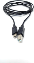 DRUT USB 3.1 Type C to USB B Type Plug For Printer, Music Instrument, Mixer Cable Lead