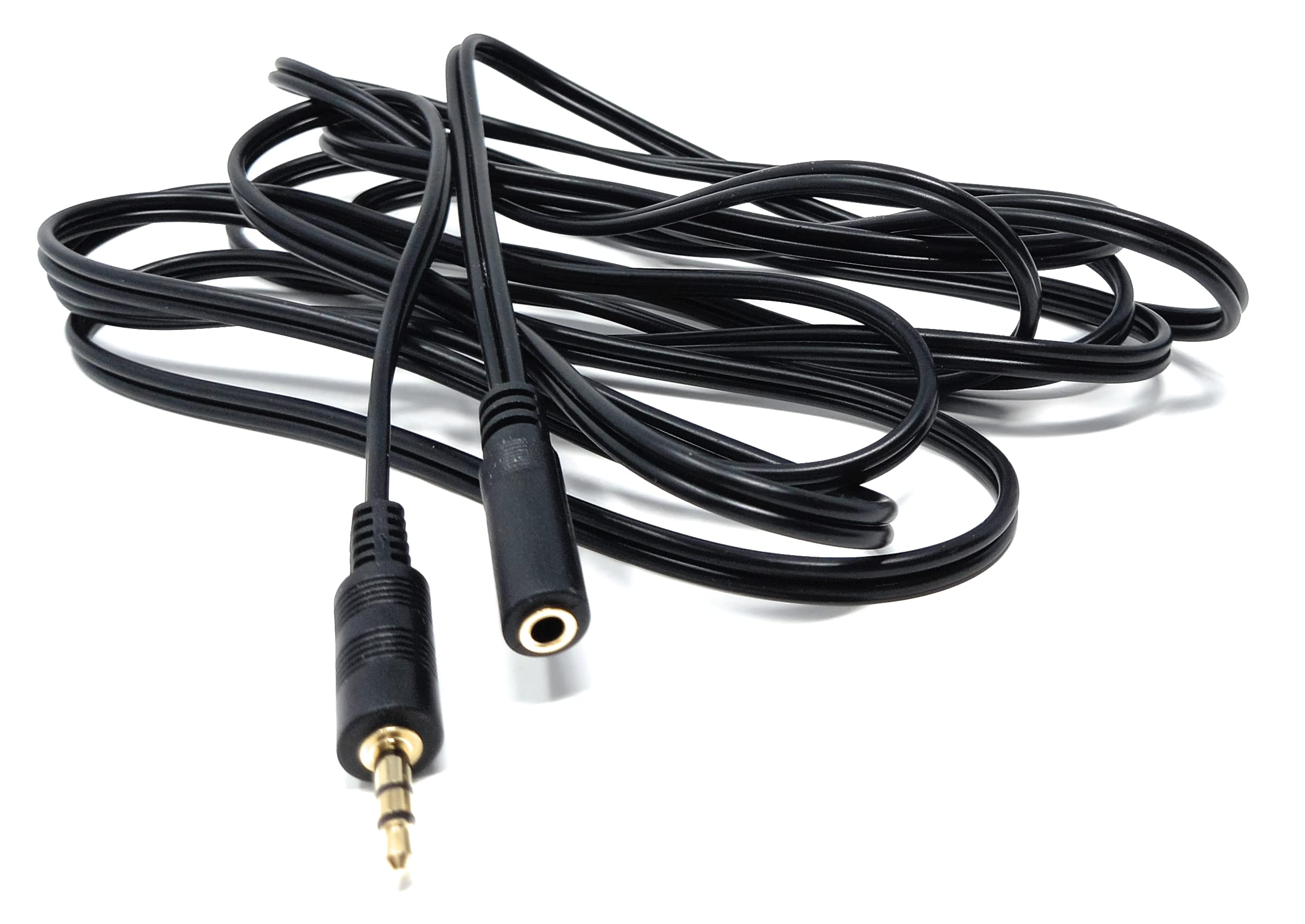 DRUT 3.5mm to 3.5mm Stereo Audio Extension Cable Lead Male to Female Gold Connectors