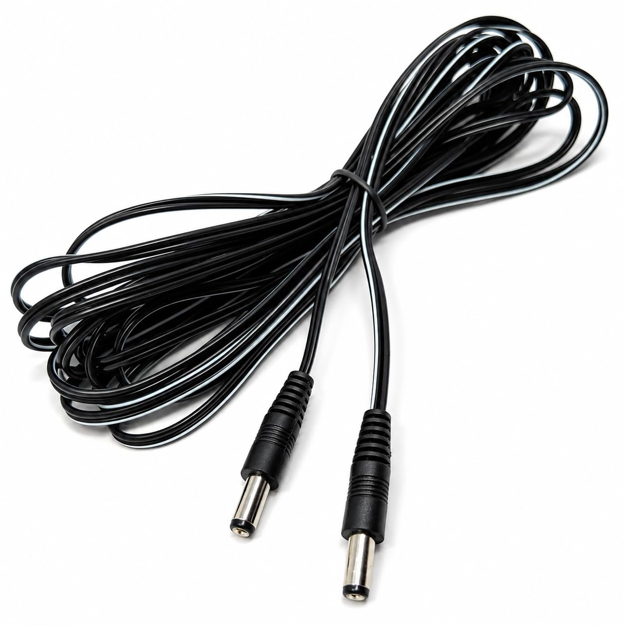 DRUT 2.5mm x 5.5mm Male to Male Power DC Connector Cable Lead for CCTV Camera, LED Lights