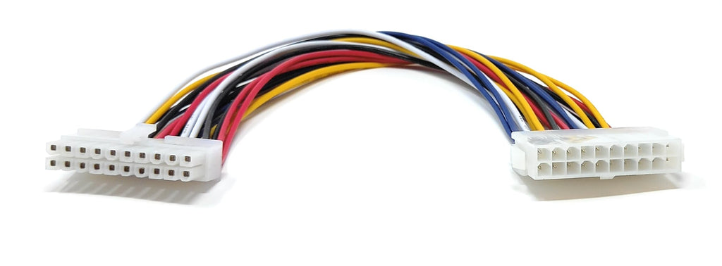 DRUT 30cm ATX 20 pin Power Extension Cable Male to Female, power Connector From the PSU to The Motherboard 1ft