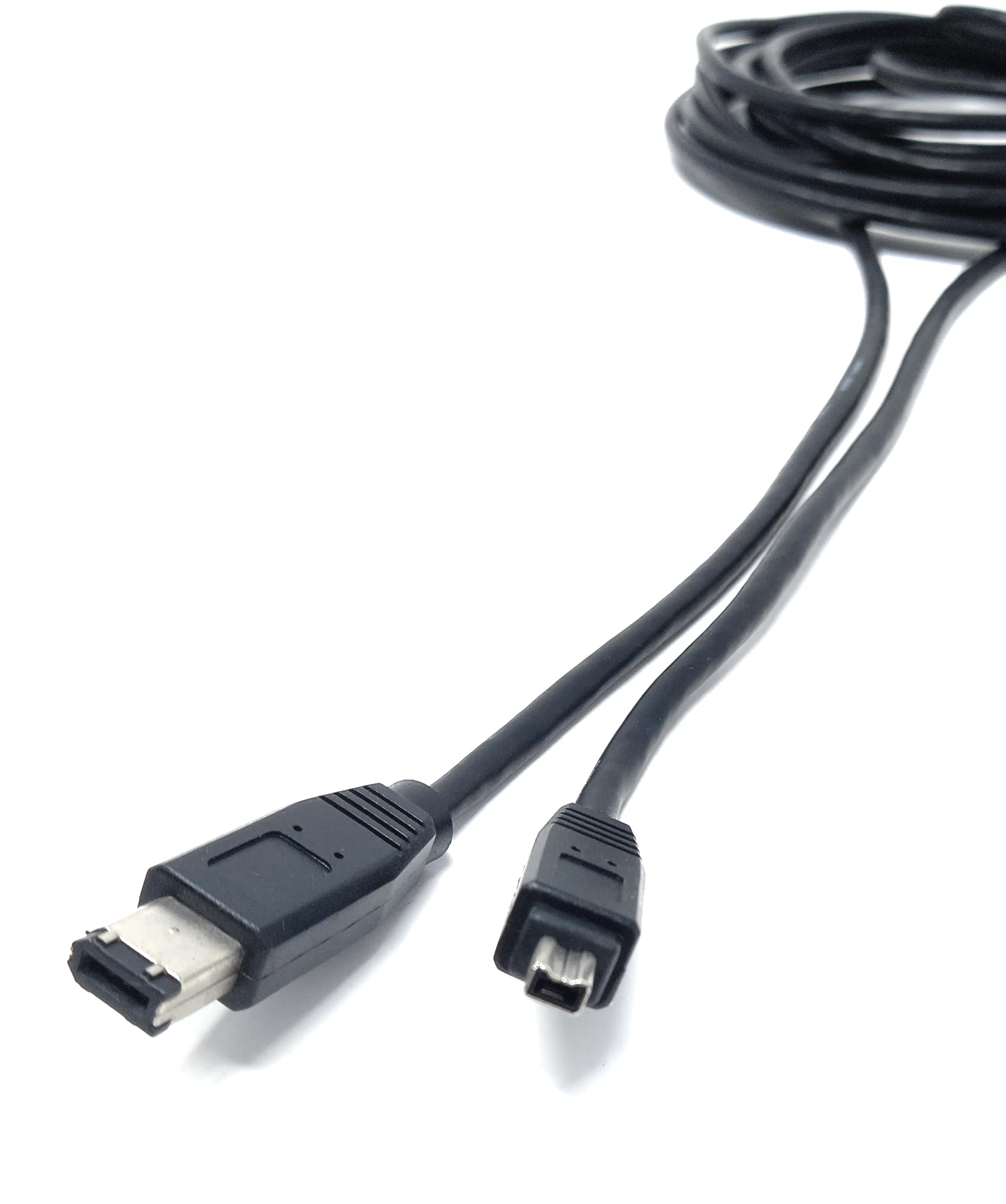 DRUT Firewire 6 Pin to 4 Pin Male Cable (400 IEEE 1394) Lead for Connecting Digital Camera, Camcorders to a PC or Laptop