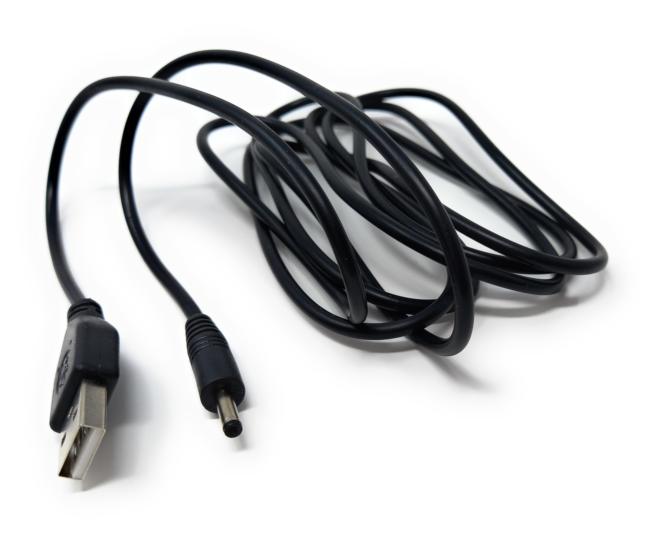 DRUT Big Pin 3.5mm to USB Charger Lead Cord Cable, Compatible With Old Classic Nokia Phones 3210, 3220, 3230, 3300, 3310, 3330, 3410, 3510, 6230, 6310, 7210, 8210 etc.