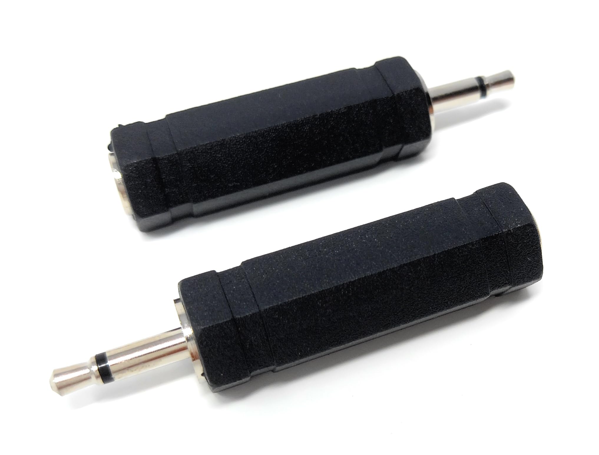 DRUT 6.35mm Stereo Female Socket to 3.5mm Mono Jack Plug Audio Cable Adapter Converter