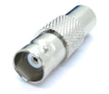 DRUT BNC Female to RCA Female Phono Adapter - Video Connector for CCTV Cameras, DVR, and Audio-Visual Equipment