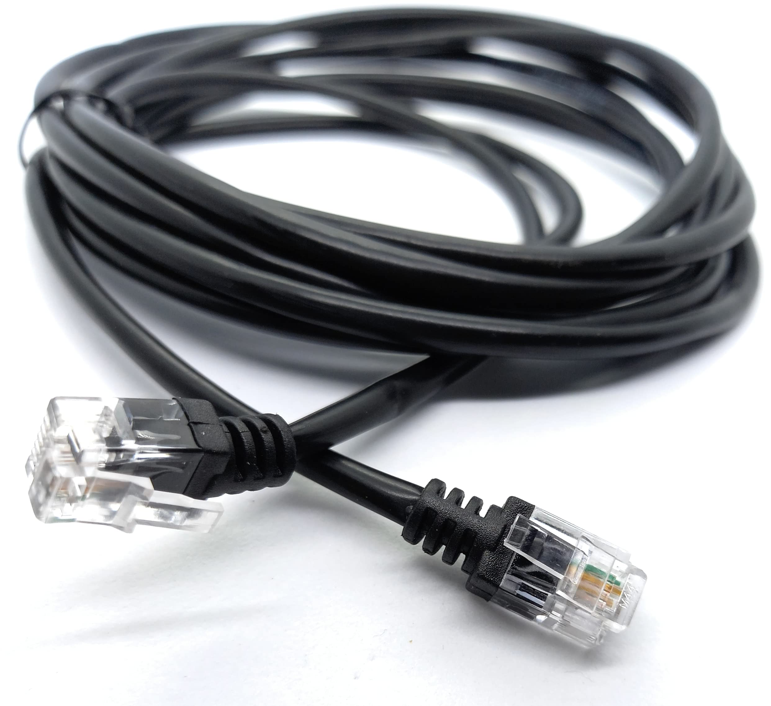 RJ11 to RJ11 ADSL 2 High Speed Broadband Modem Telephone Cable Transmits Data Up to 100 Mbits/sec, 26 AWG Supports Analogue or Digital (DSL/ISDN) Applications