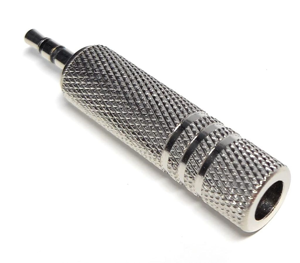 DRUT 6.35mm Stereo Socket to 3.5mm Stereo Jack Cable Extension Adapter, Male to Female description