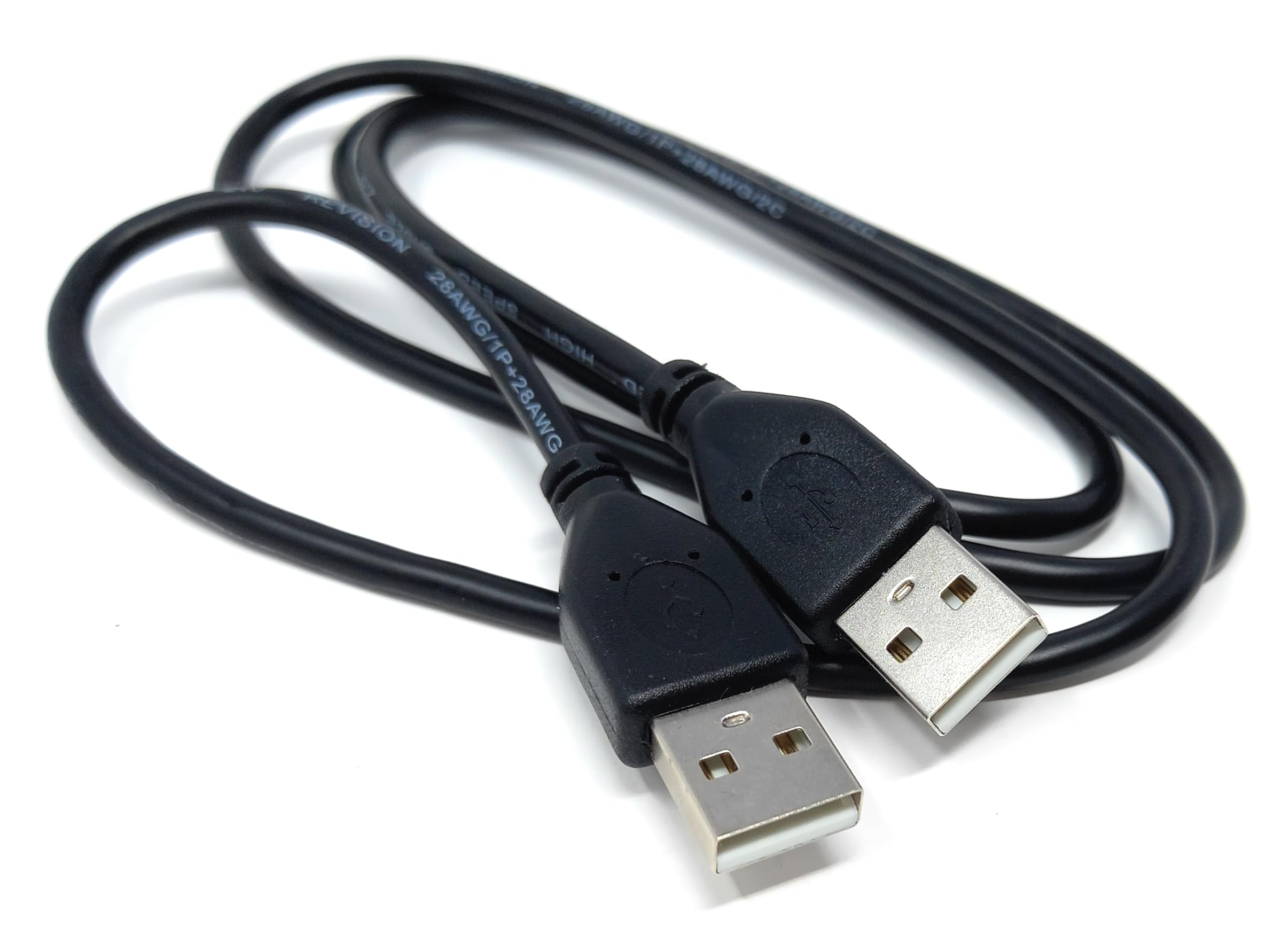 USB to USB 2.0 24AWG A to A (Male to Male) High Speed Data Transfer Lead Cable