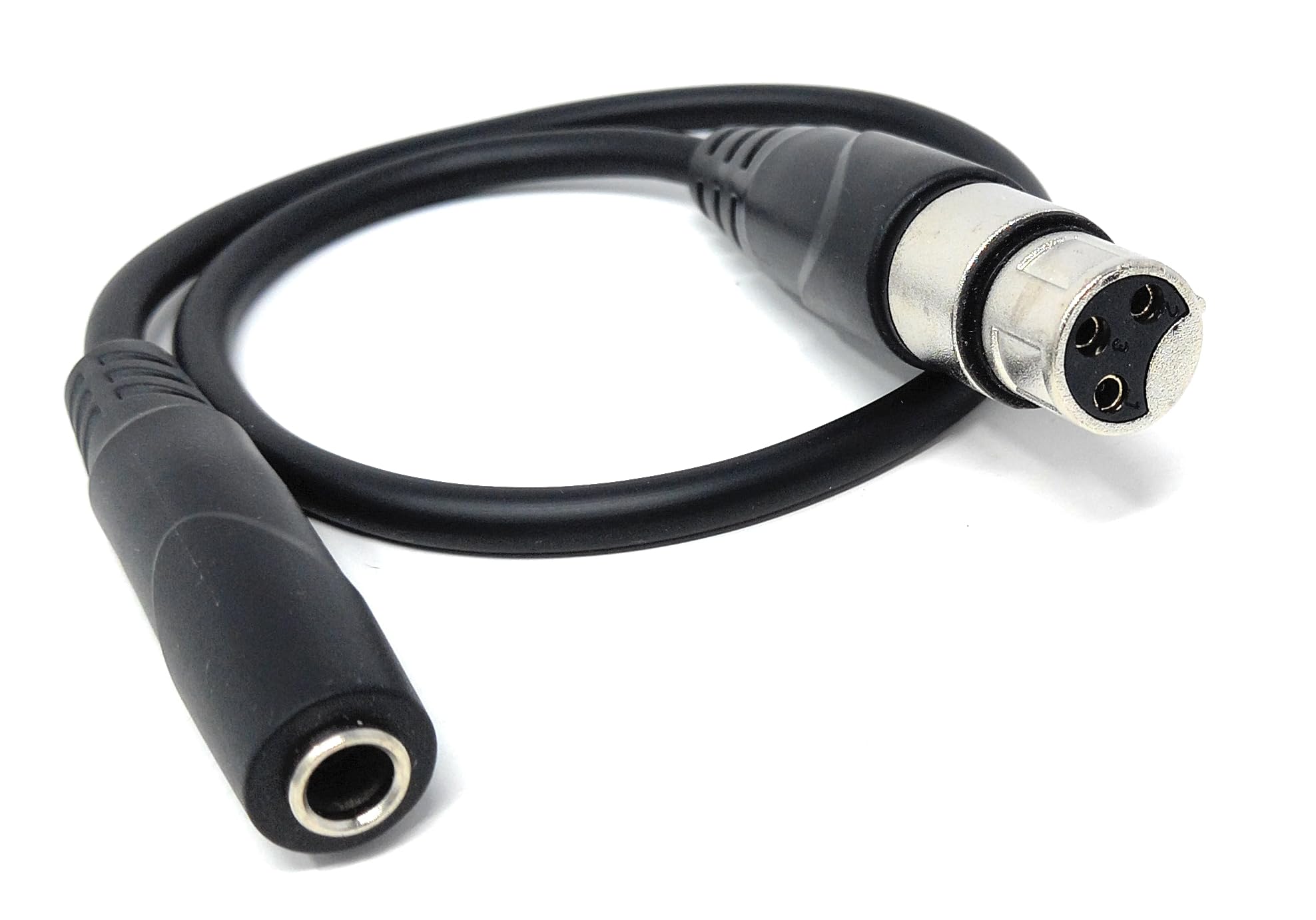 6.35mm (1/4") Stereo Jack Socket to 3-Pin XLR Female Adapter Cable – Audio Converter for Mixers, Controllers, DJ & Pro Sound Equipment