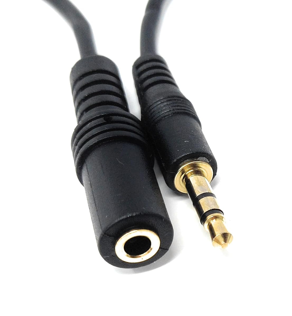 DRUT 3.5mm Auxiliary Audio Extension Cable, Male to Female, for Headphones, Smartphones, Music Instruments, PCs