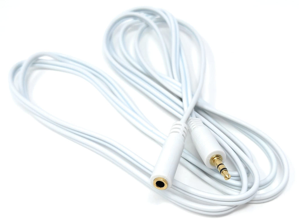 DRUT 3.5mm to 3.5mm Stereo Audio Extension Cable Lead Male to Female Gold Connectors