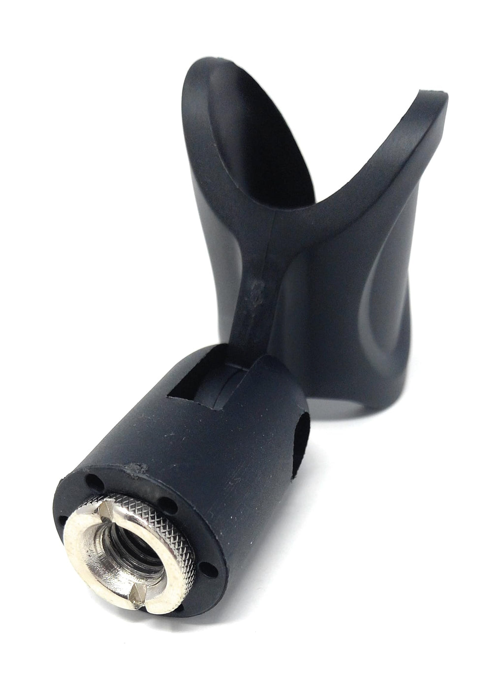 Universal Microphone Mic Clip Holder 25-30mm, Supplied with 5/8" to 3/8" Metal Thread Adaptor