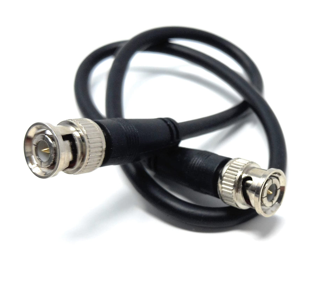 DRUT BNC to BNC Cable Lead, Coaxial RG59/RG59U 75ohm for CCTV Video Camera, Male to Male Plugs