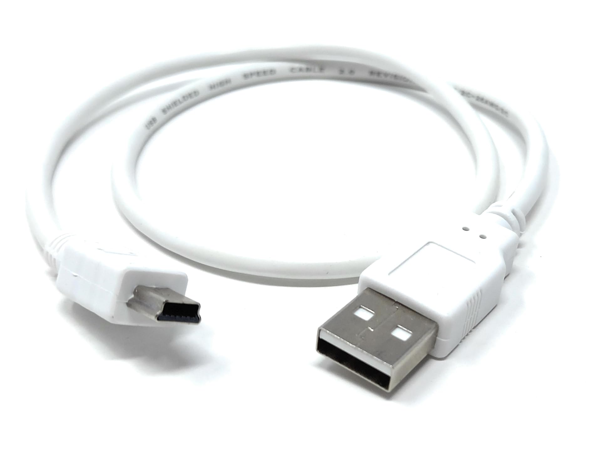 Mini USB to USB 24AWG 2.0 Hi-Speed 2.0 A-Male to Mini-B 5pin Cable Power & Data Lead