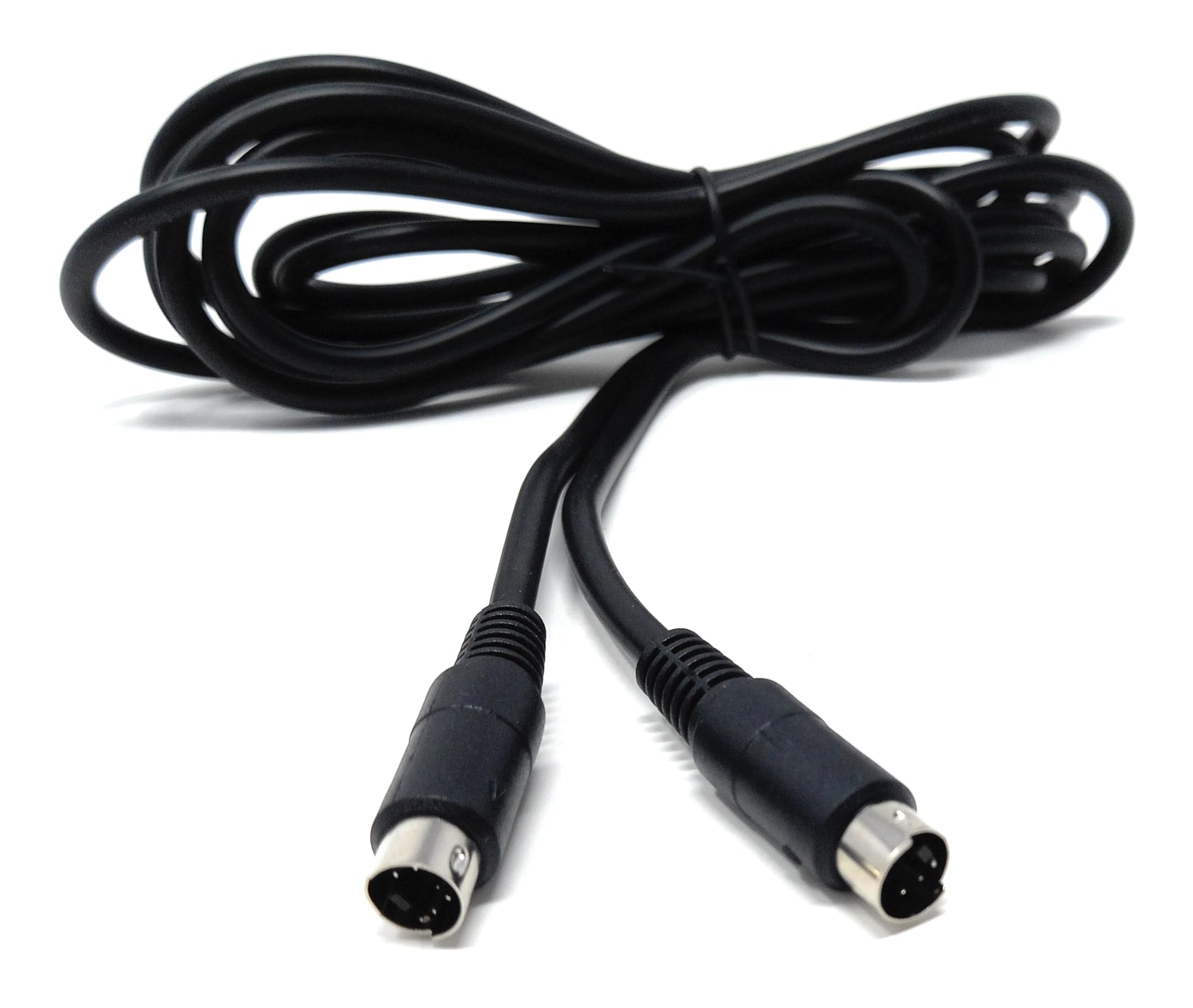 DRUT S-Video (SVHS) Cable 4-pin Male to Male Gold Plated Compatible With TV, HDTV, DVD, VCR, Camcorder, Game Console