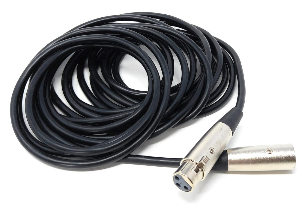 DRUT 3 pin XLR Male Plug To XLR Female Socket, Audio Microphone, Mixer, Speaker Lead Cable