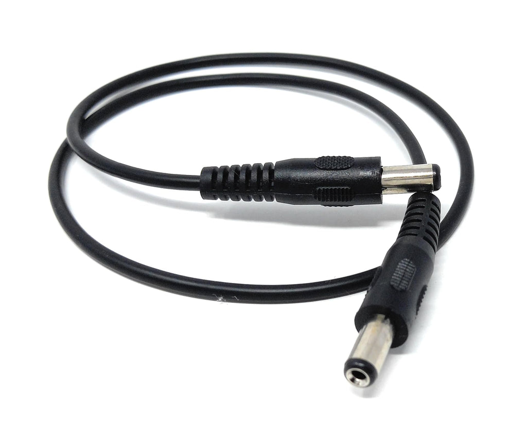 2.1mm x 5.5mm Male to Male DC Connector Lead Power Cable for CCTV Cameras, LED Signs, Solar Powered Devices, Music Instruments