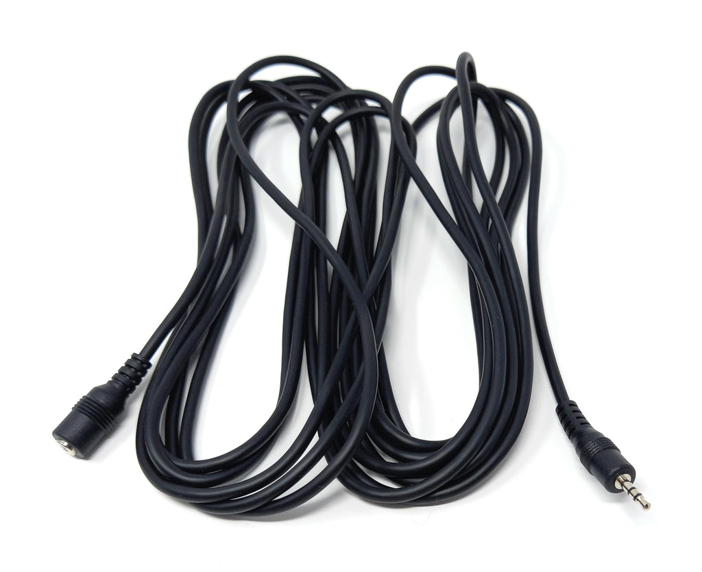 DRUT 2.5mm Stereo Jack Plug to 2.5mm Socket Extension Male to Female Audio Lead Cable Nickel Connectors