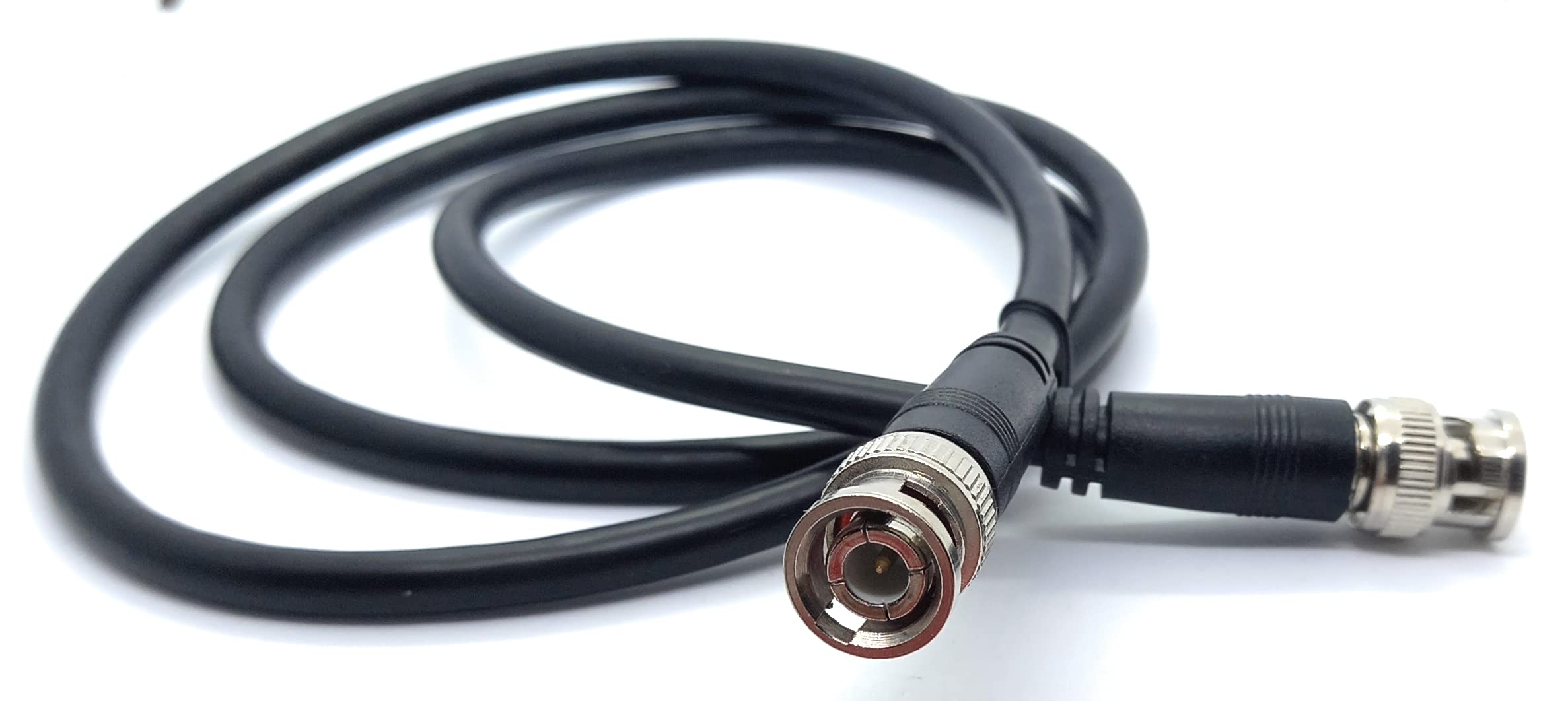 DRUT BNC to BNC Cable Lead, Coaxial RG59/RG59U 75ohm for CCTV Video Camera, Male to Male Plugs