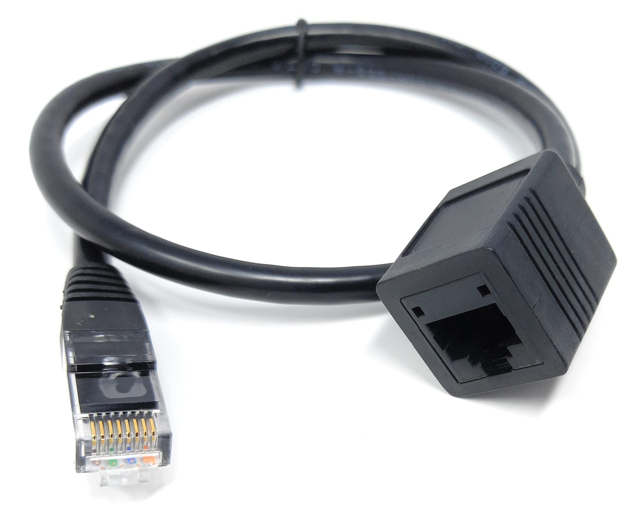 DRUT Cat6 Ethernet Extension Cable - RJ45 Male to Female Extender, Supports Cat8/Cat7/Cat6/Cat5e/Cat5 Standards, Gigabit LAN Network Patch Cord for PC, Switch, Router, Game Console
