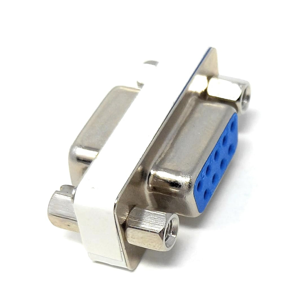 DRUT DB9 Female to Female Serial Gender Changer Adapter – D9 Connector for RS-232 Serial Devices and Extension Cables