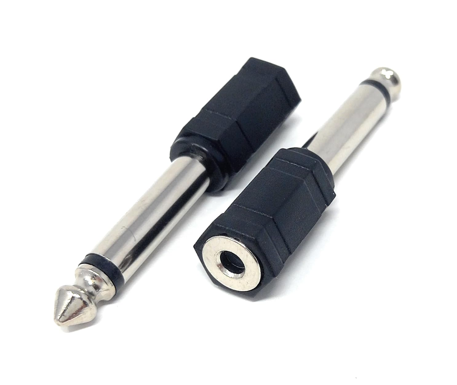 DRUT 6.35mm Mono 1/4'' Jack to 3.5mm Stereo 1/8'' Socket Audio Adapter