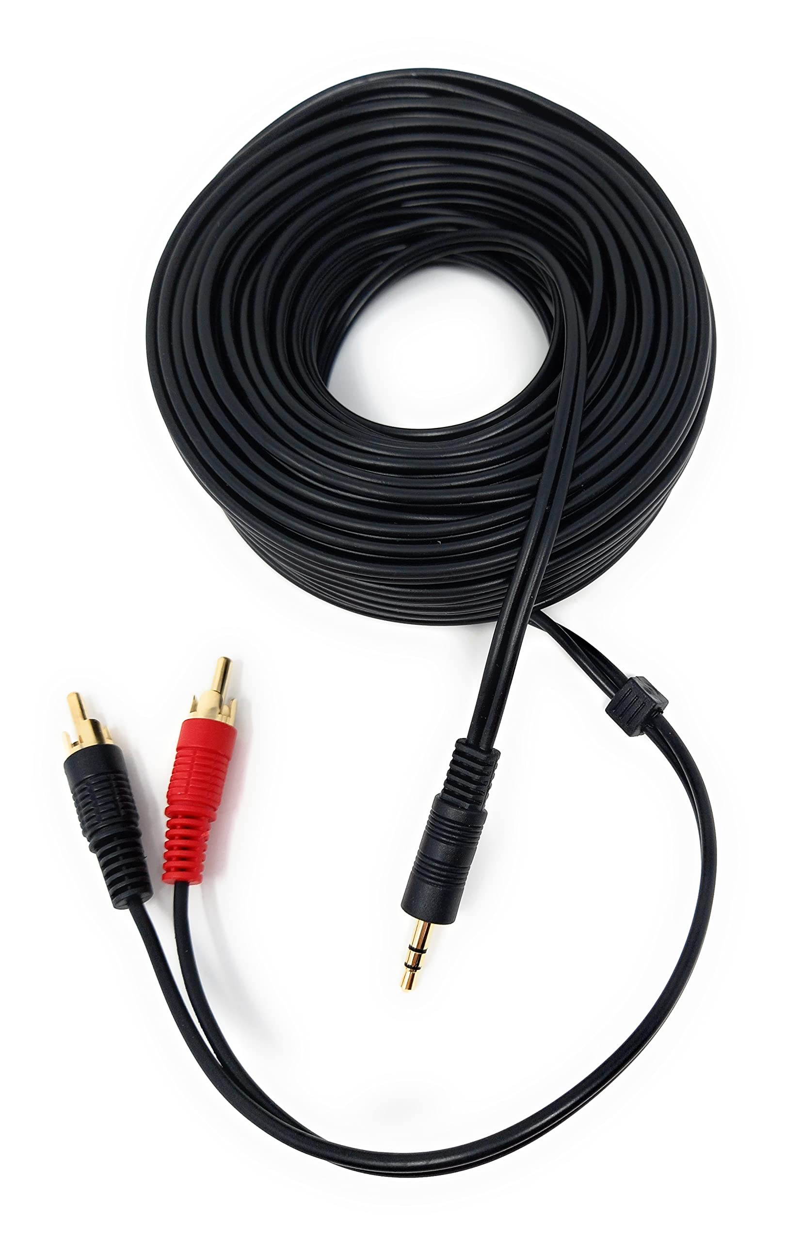 DRUT 3.5mm to Twin RCA Stereo Aux Phono Audio Cable Mini Jack Lead Cord Y Splitter Headphone Cord RCA Y Splitter Adapter