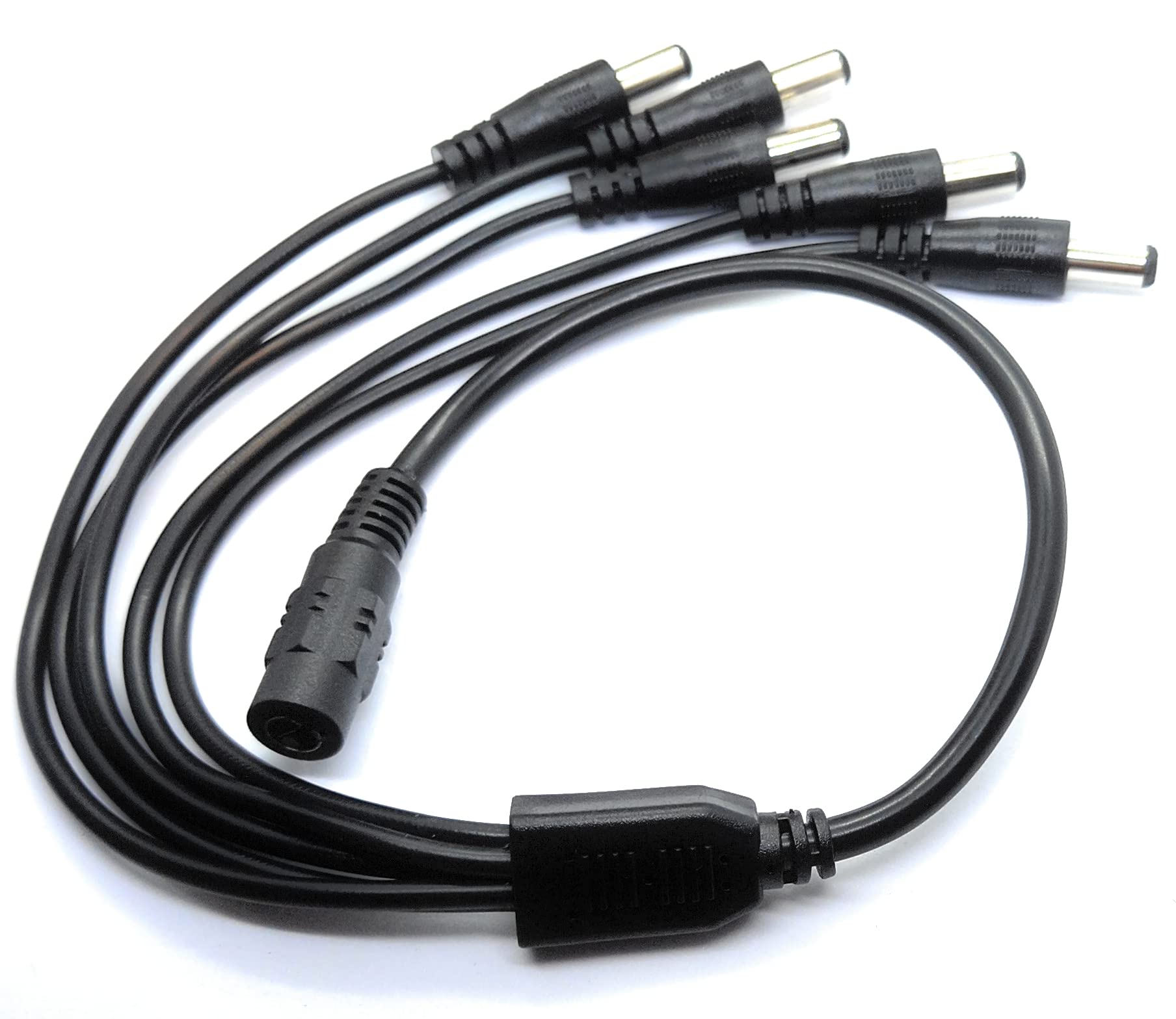 DRUT 5.5mm to 2.1mm DC Power Splitter Lead Adapter 12V PSU to LED, CCTV Camera Cable