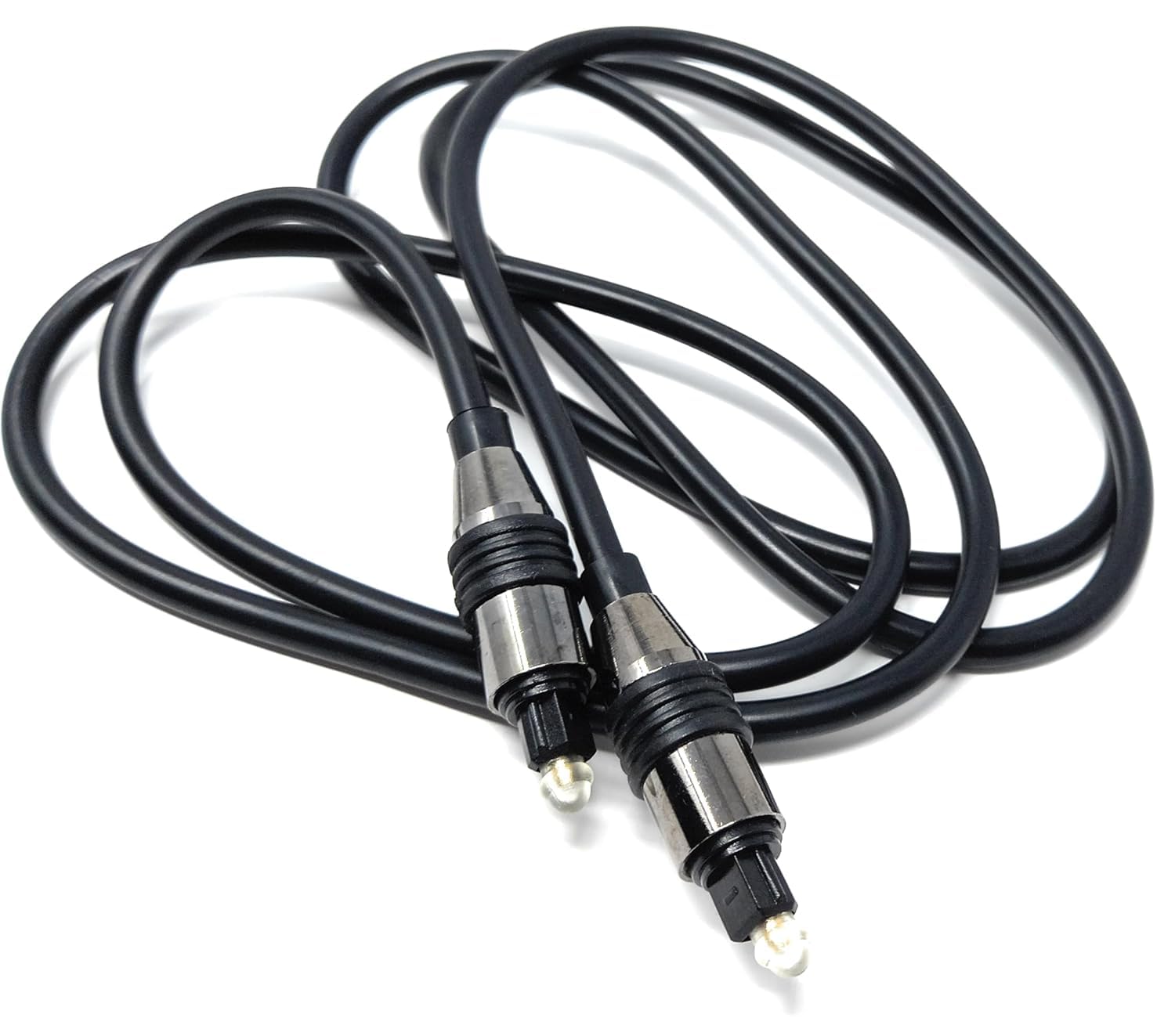 DRUT Digital Optical Audio Toslink Cable, Compatible with TV, Soundbar, Game Console, DVD Player, PC