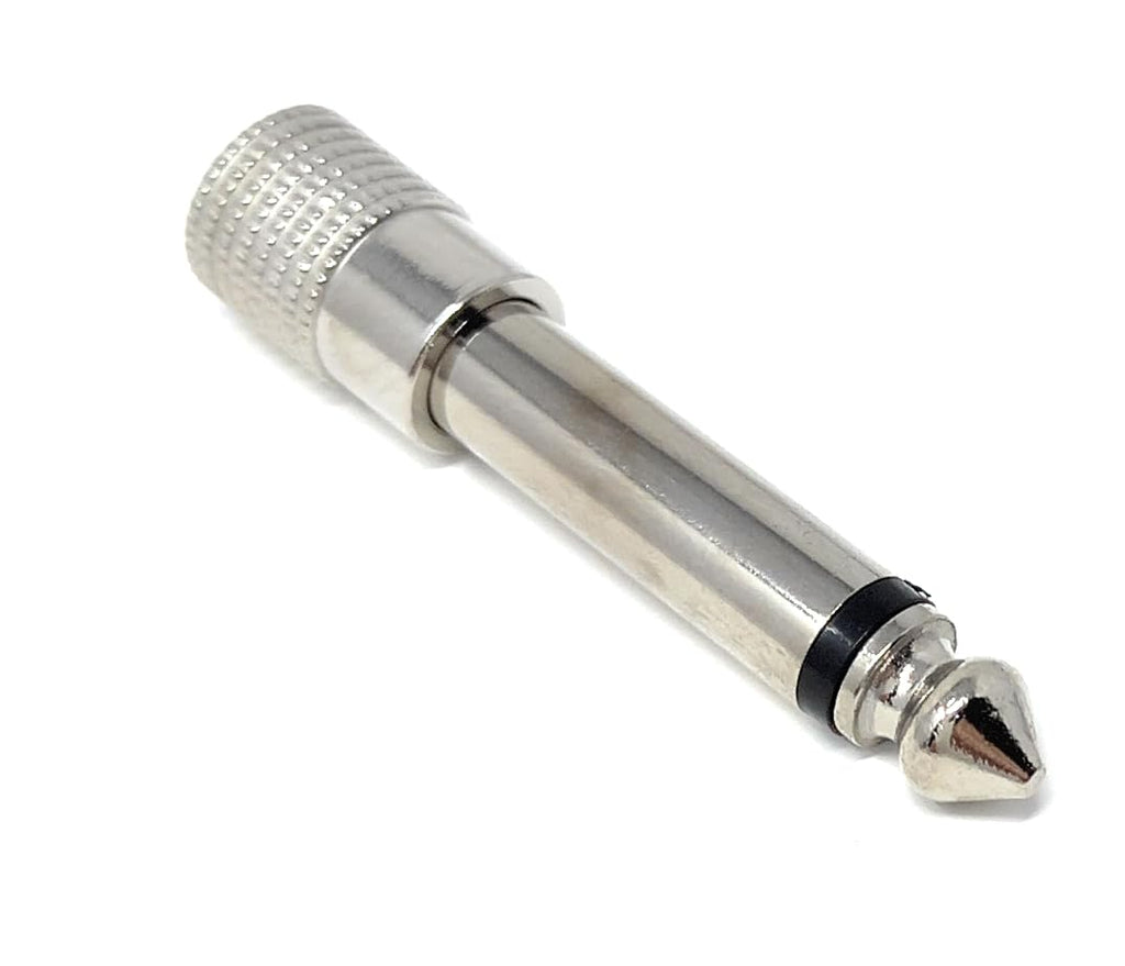 DRUT 6.35mm Mono Jack Plug to 3.5mm Stereo Socket Adapter Cable Converter Audio Adapter