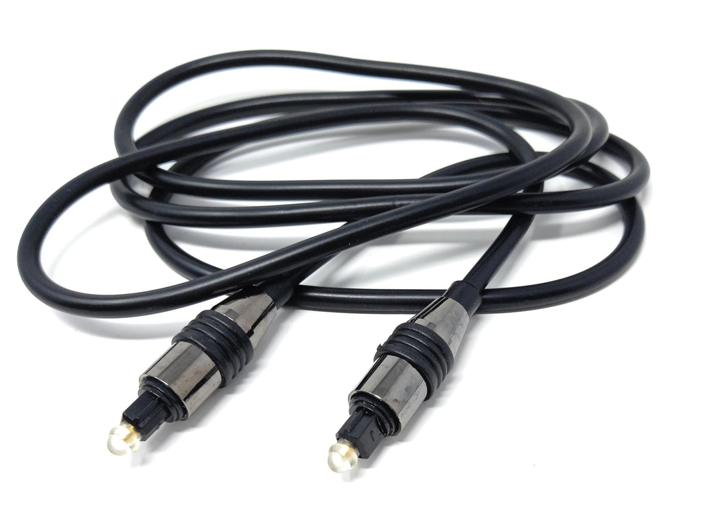 DRUT Digital Optical Audio Toslink Cable, Compatible with TV, Soundbar, Game Console, DVD Player, PC