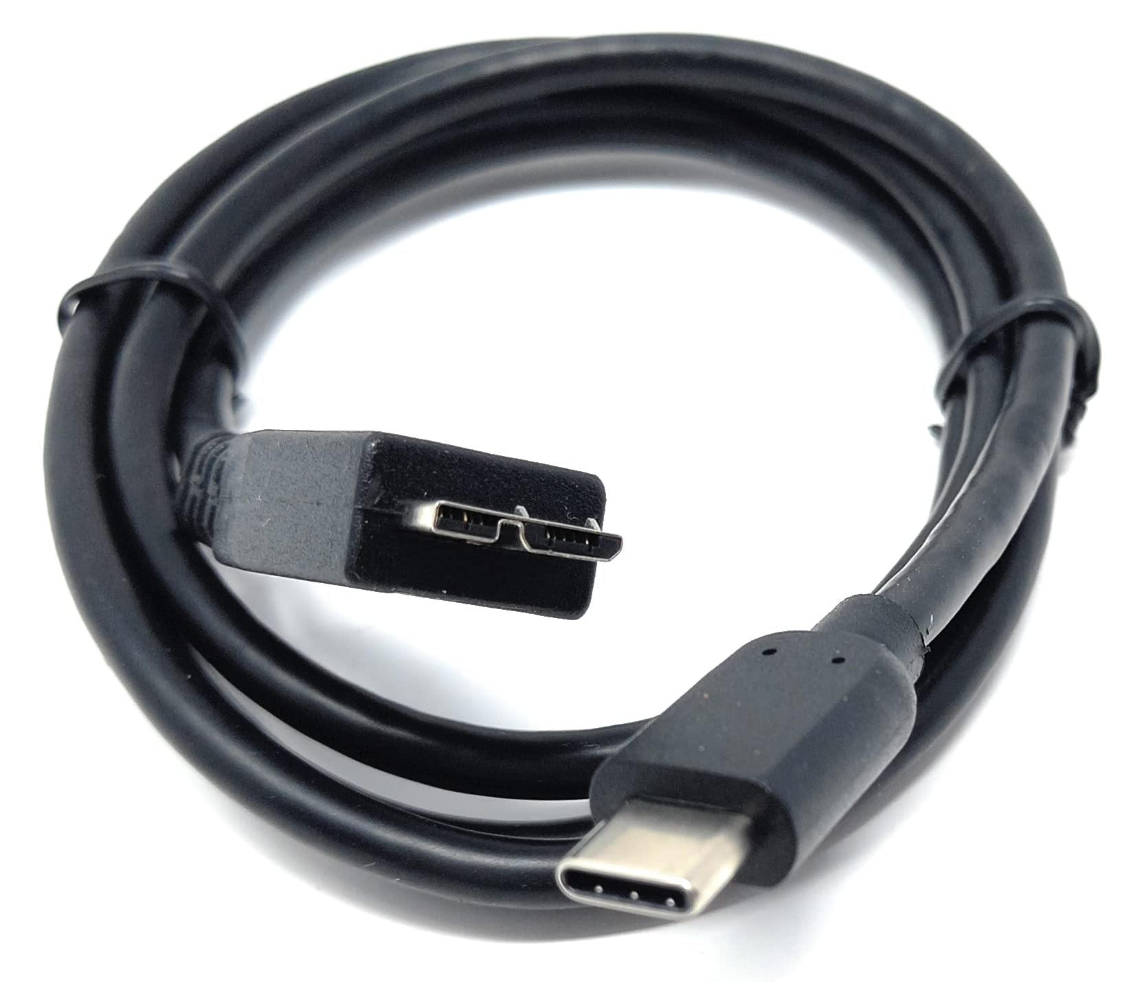 DRUT USB Type C Plug to USB 3.0 Micro B Male Lead Cable for External Hard Drives etc.