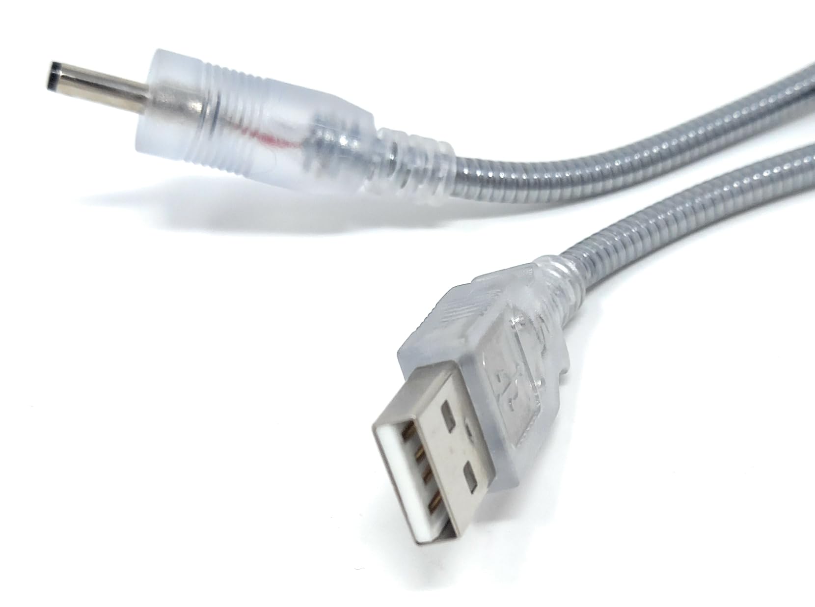 DRUT 30cm USB-A to 3.5mm x 1.35mm Barrel Jack Male DC Power Charger Adapter Cable (Metal Shelding) 1ft
