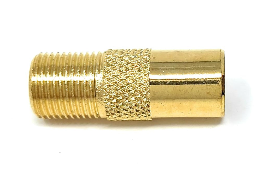 DRUT F Type Screw Female Socket to TV RF Male Coax Aerial Antenna Cable Adapter