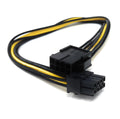 DRUT 30cm 8 PIN Male to 8 PIN Female PCI Express PCIE Power Graphics Card Extension Cable
