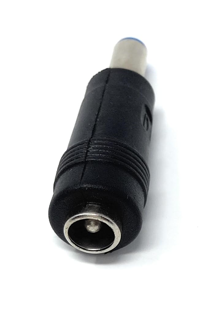 DRUT 5.5mm x 2.1mm Male Plug to 5.5mm x 2.5mm Female Socket DC Power Adapter Cable Lead Converter for CCTV, Led Lights, Music Instruments