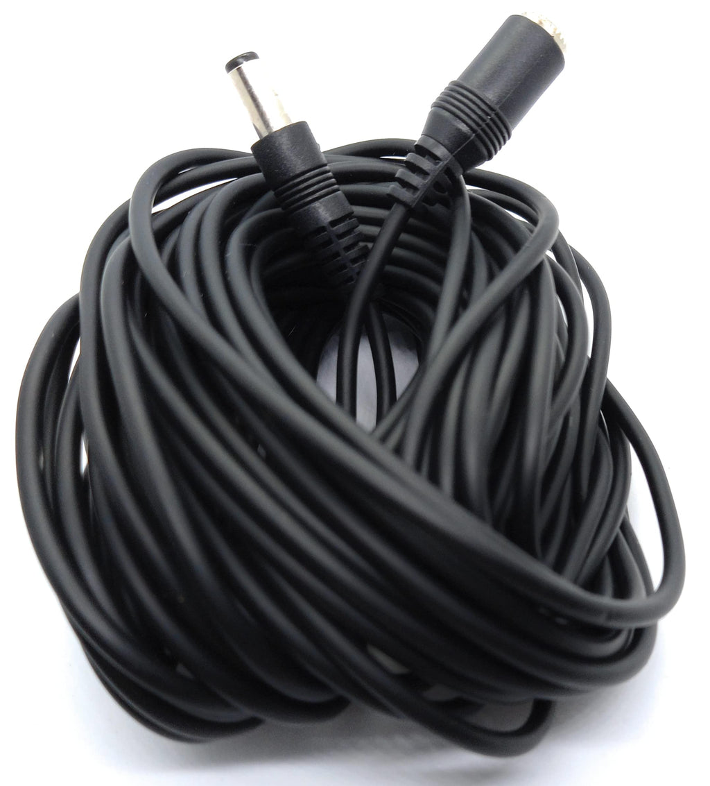 DRUT 2.5mm x 5.5mm Male to Female Power DC Connector Extension Cable Lead for CCTV Cameras, LED Lights