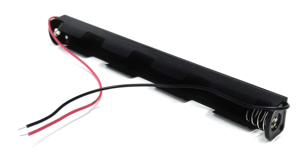 3 x AA Battery Holder Housing, Coil Spring Contact, 15cm Wired Leads
