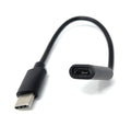 DRUT 15cm USB-C Male to Micro USB Female Adapter Cable – USB-C to Micro-B Converter Cord 0.5ft