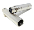 5-Pin XLR Male to 3-Pin XLR Female DMX Converter Adapter – Audio Connector for DMX Stage Lighting, Dimmer Console, Microphone